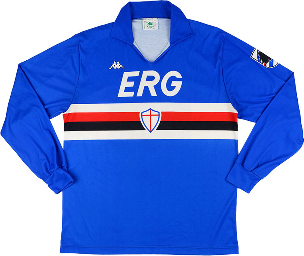 Sampdoria 1989-90 Player Issue Home Shirt #Sampdoria #Forzadoria #UCSampdoria #shirtcollector