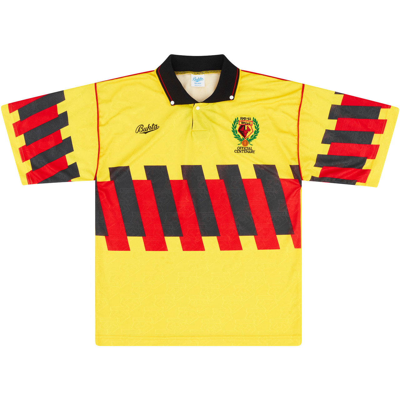 Watford 1991-92 Centenary Home Shirt #Watford #Watfordfc #shirtcollector