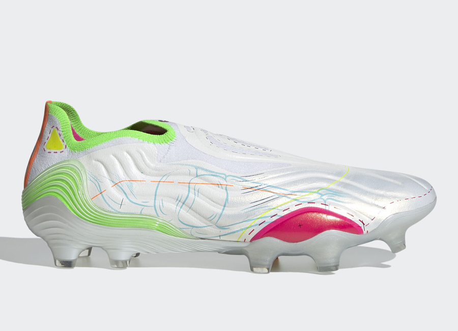Adidas Copa Sense+ Inner Life FG - Cloud White / Solar Yellow / Shock Pink #footballboots #adidasfootball