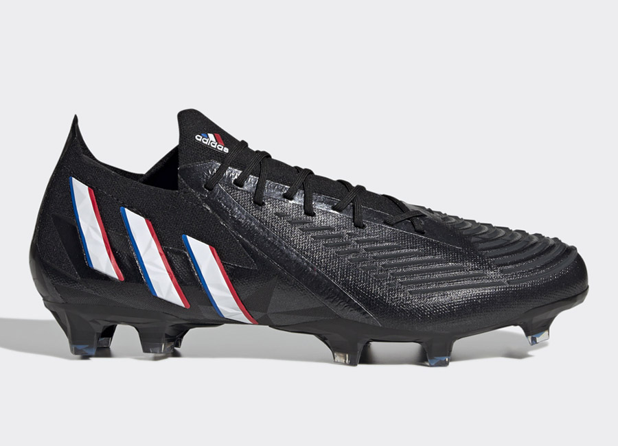 Adidas Predator Edge.1 Low FG Edge of Darkness - Core Black / Cloud White / Vivid Red #footballboots #adidas #adidasfootball