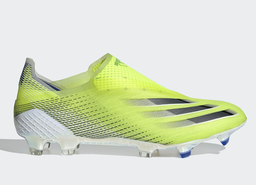 Adidas X Ghosted+ FG Superlative - Solar Yellow / Core Black / Royal Blue #adidasfootball #footballboots
