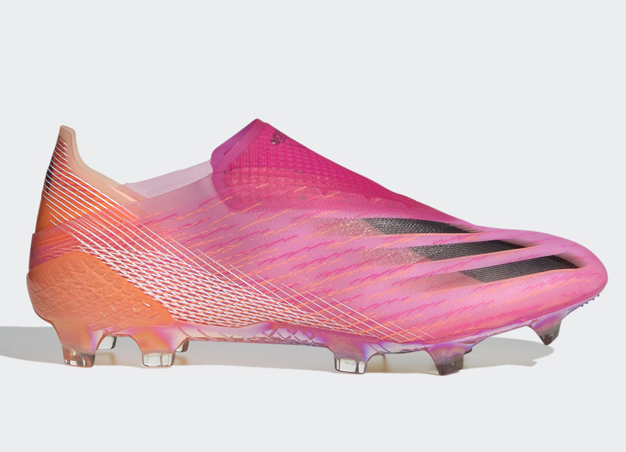 Adidas X Ghosted+ FG Superspectral - Shock Pink / Core Black / Screaming Orange #footballboots #adidasfootball
