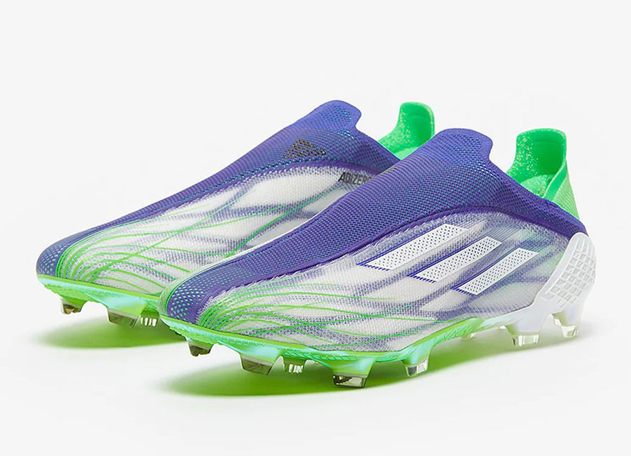 Adidas X Speedflow+ Adizero FG Prime X - Bold Blue / Cloud White / Red #footballboots #adidasfootball