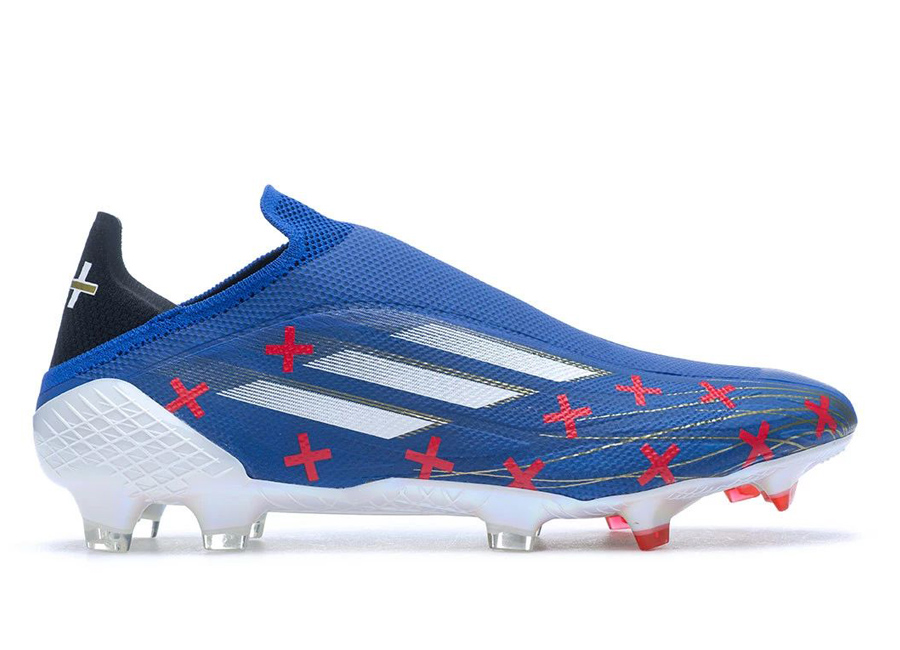 Adidas X Speedflow+ FG 11/11 - Bold Blue / White / Vivid Red #footballboots #adidasfootball