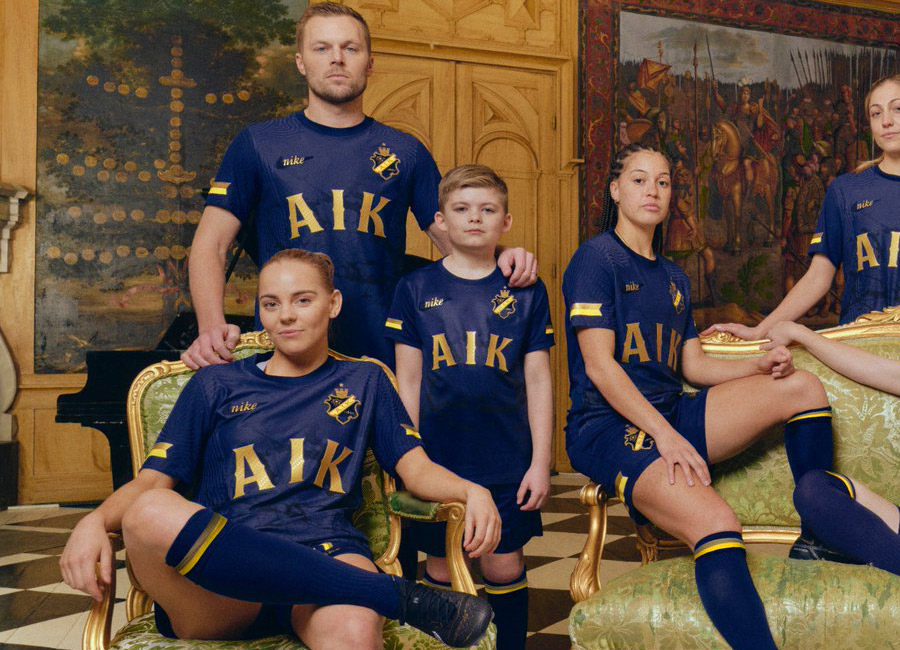 AIK Fotboll 2022 Nike “Royal Edition” Shirt #aikroyaledition #AIKFotboll #AIK #nikefootball #nike