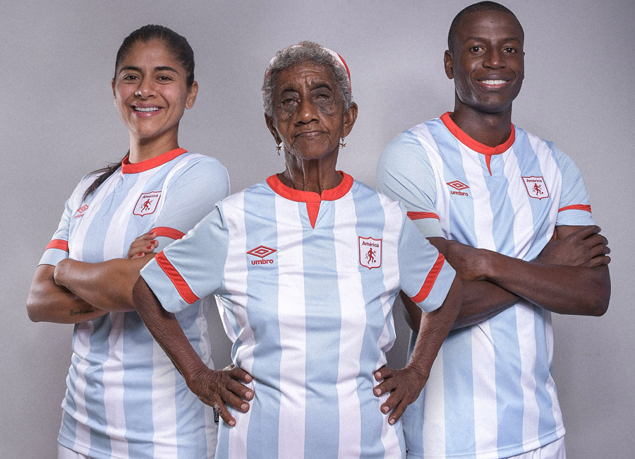 América de Cali 2022 Umbro Away Kit #HerenciaEscarlata #umbro #AmericaDeCali #LaCeleste