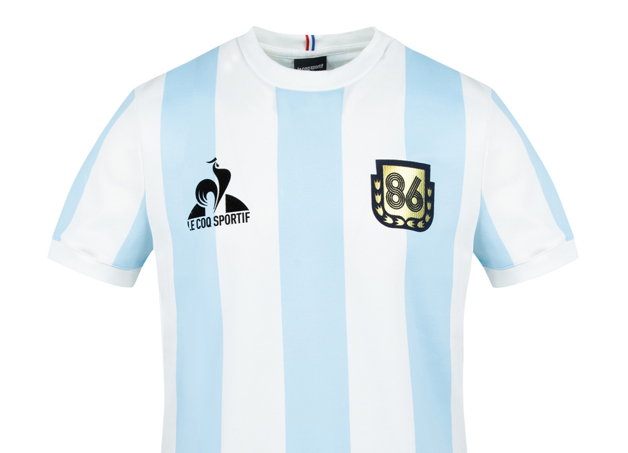 Argentina '86 Le Coq Sportif Legends Shirt #maradona #LeCoqSportifLegends #LCSFamily