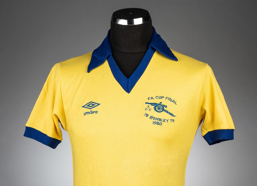 Going, Going, Gone - Arsenal 1980 FA Cup Final Jersey #matchworn #shirtcollector #arsenal #arsenalfc #umbro