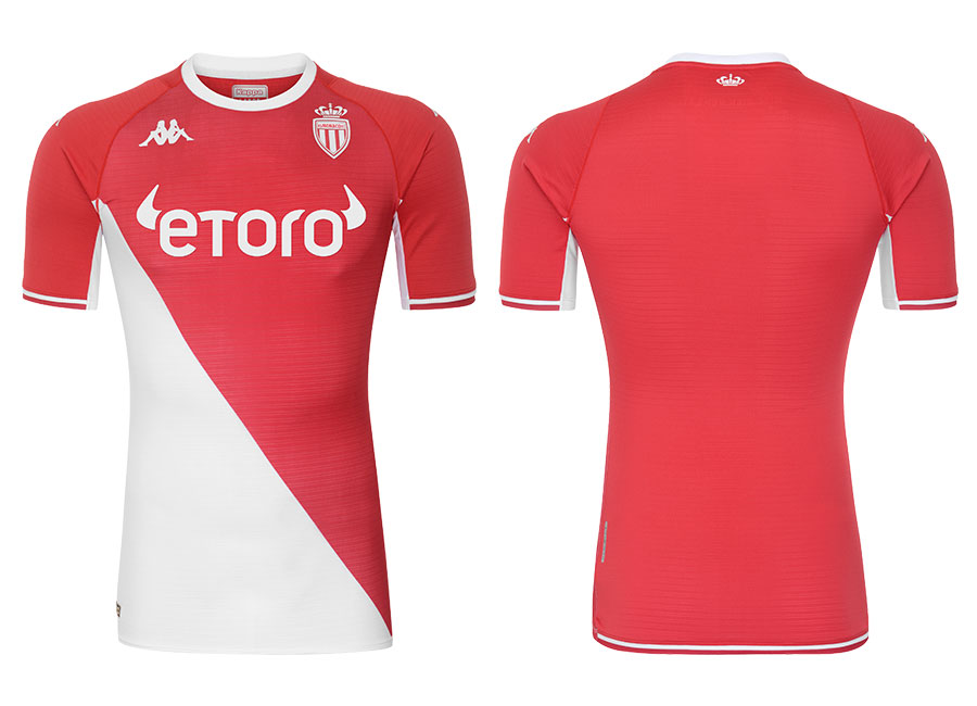 AS Monaco 2021-22 Kappa Home Shirt #ASMonaco #RiseRiskRepeat #KappaSport