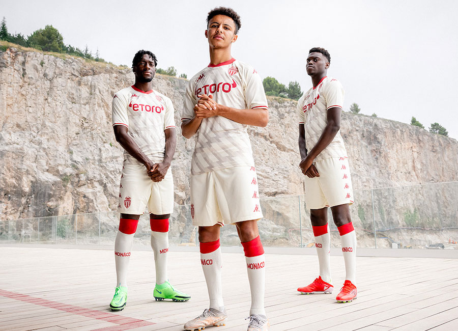 AS monaco 21/22 Kappa Third Kit #ASMonaco #Monaco #asmonacofc #kappasport