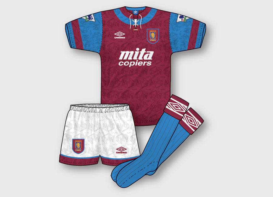 KITVOTE: Aston Villa 1992-93 Home Kit #astonvilla #kitdesign #avfc
