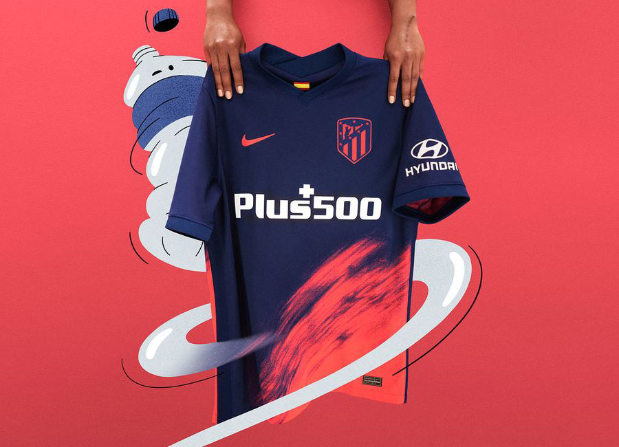 Atlético Madrid 2021-22 Nike Away Kit #AtléticoMadrid #Atléti #nikefootball