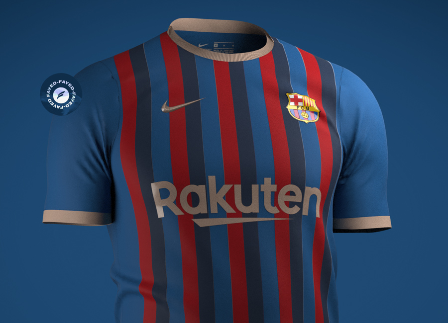Barcelona 2022-23 Home Shirt Prediction #barca #barcelona #kitdesign #fcbarcelona