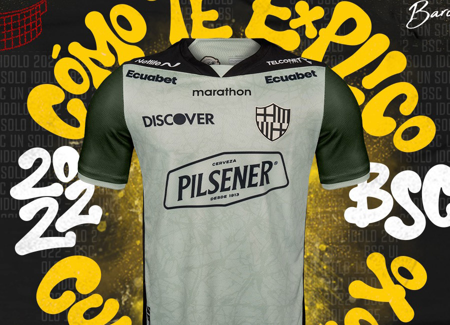 Barcelona SC 2022 Marathon Away Kit #BarcelonaSC #VamosÍdolo