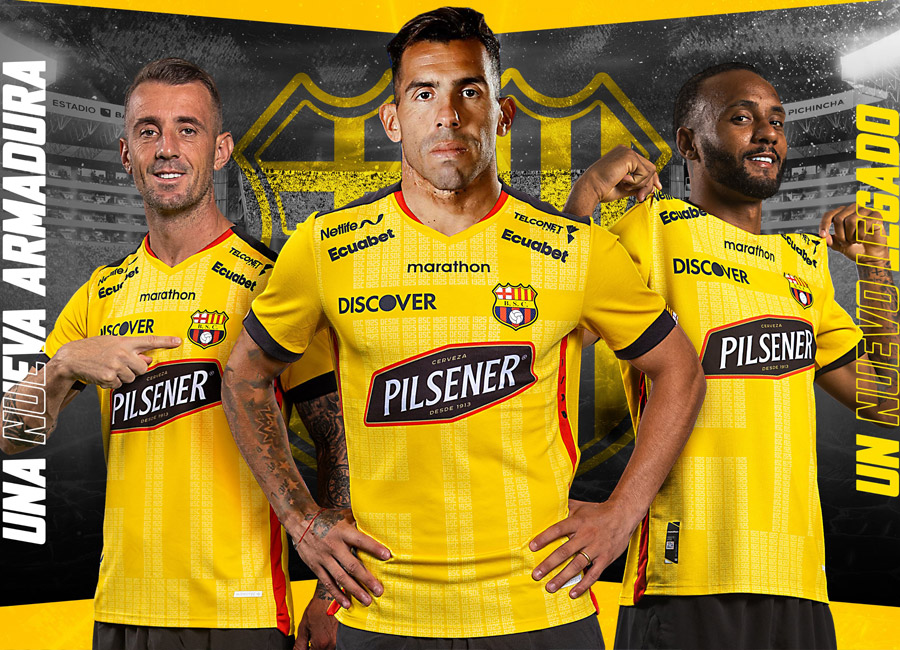 Barcelona SC 2022 Marathon Home Kit #BarcelonaSC #VamosÍdolo