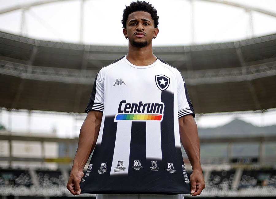 Botafogo 2021 Kappa “Dia da Consciência Negra” Shirt #Botafogofr #Vamosbotafogo #Botafogo