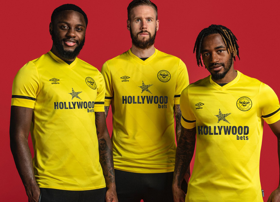 Brentford 2021-22 Umbro Away Kit #BrentfordFC #Brentford #umbro