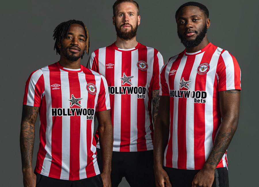 Brentford 2021-22 Umbro Home Kit #BrentfordFC #Brentford #umbro