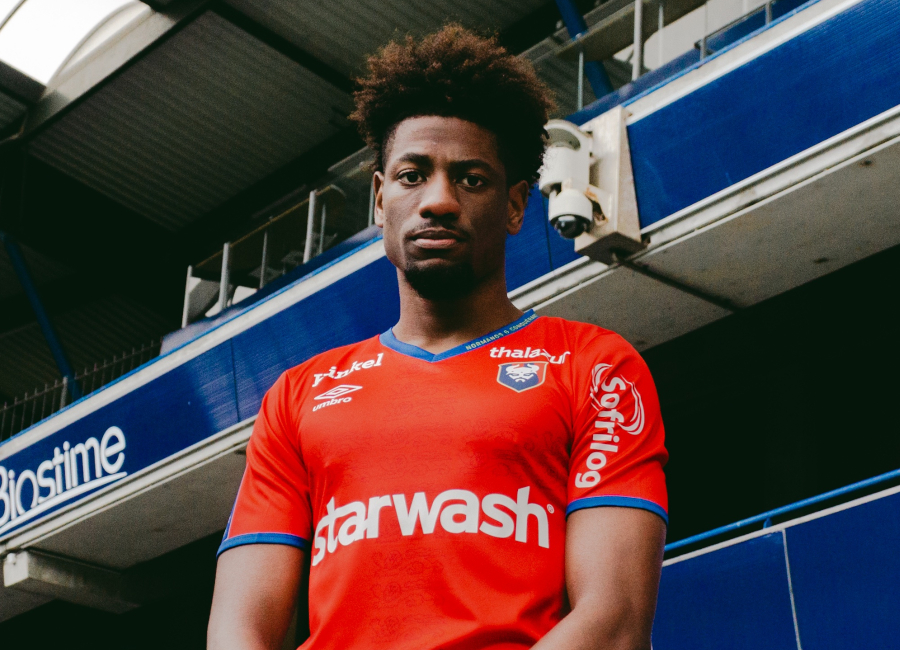 SM Caen 2021 Umbro Special Collectors Normandie Home Shirt Kit #Normandy #SMCaen #Umbro