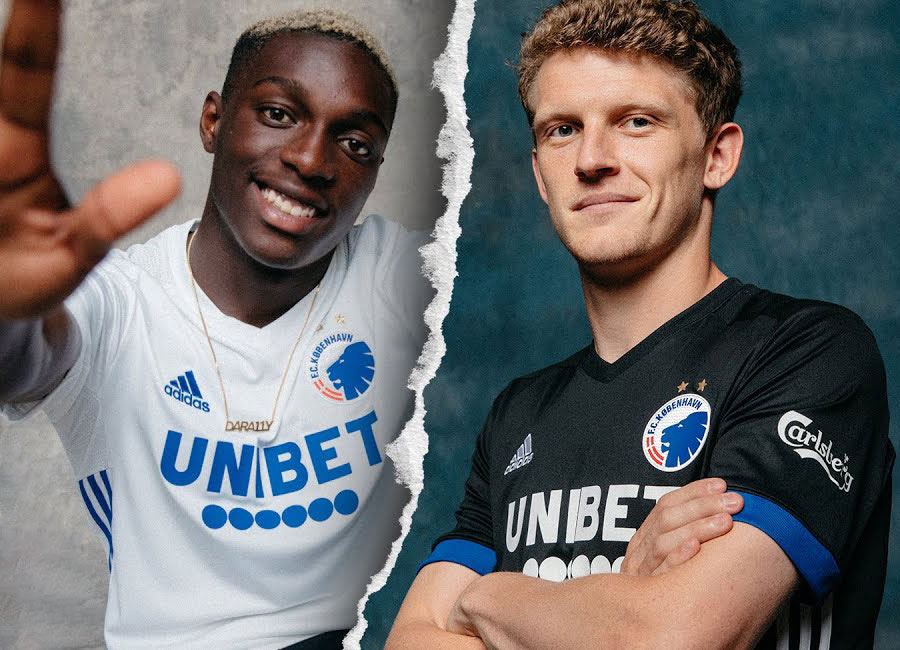Copenhagen 2021-22 Adidas Home and Away Shirts #fcklive #sldk #fcCopenhagen #K&oslash;benhavn #adidasfootball