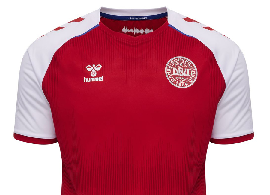 Denmark 2021/22 Adidas Home Shirt #ForDanmark ##EnDelAfNogetStørre #sharethegame