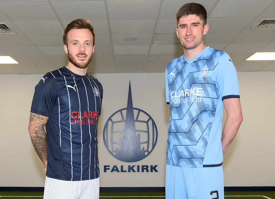 Falkirk FC 2021-22 Puma Home and Away Kits #FalkirkFC #Falkirk #pumafootball