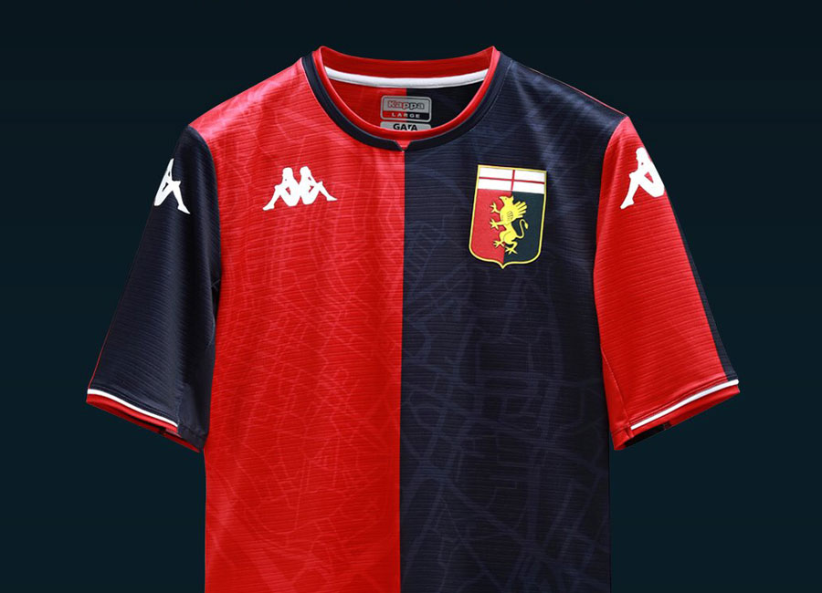 Genoa CFC 2021-22 Kappa Home Kit #GenoaCFC #Genoa #kappasport