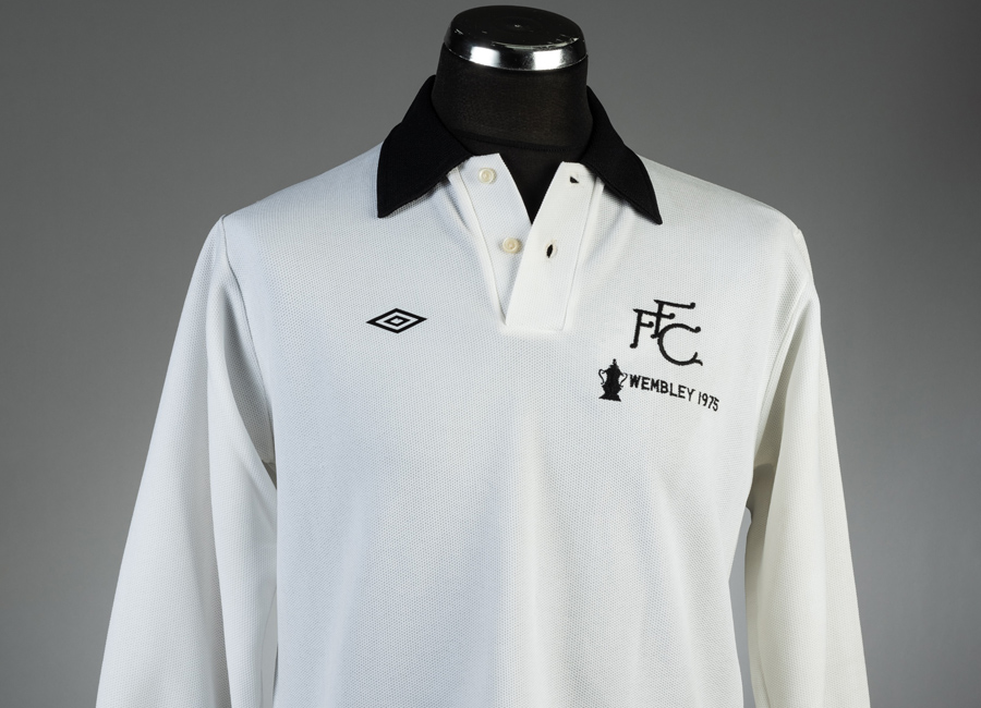 Going, Going, Gone - Bobby Moore's Fulham 1975 F.A. Cup Final jersey #BobbyMoore #Fulham #Fulhamfc #matchworn #shirtcollector