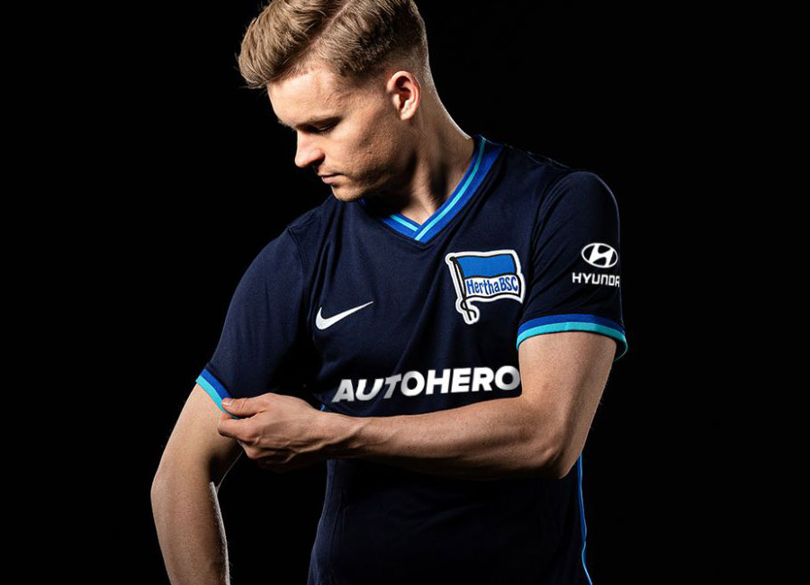 Hertha BSC 2021-22 Nike Away Kit #HaHoHe #HerthaBSC #nikefootball #GemeinsamHertha