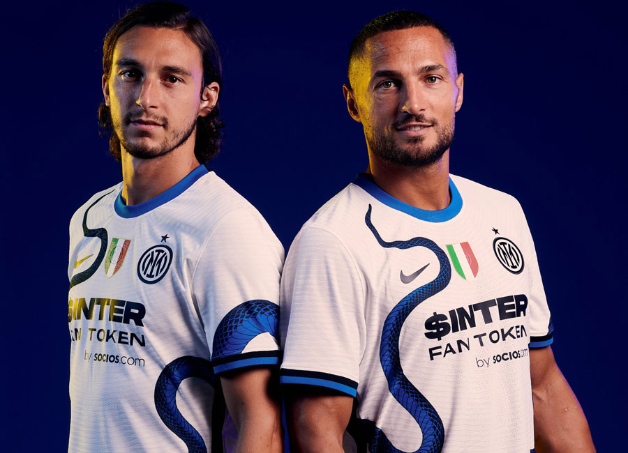 Inter Milan 2021-22 Nike Away Kit #InterMilan #fcinter #IMInternazionale #IMMilano #nikefootball