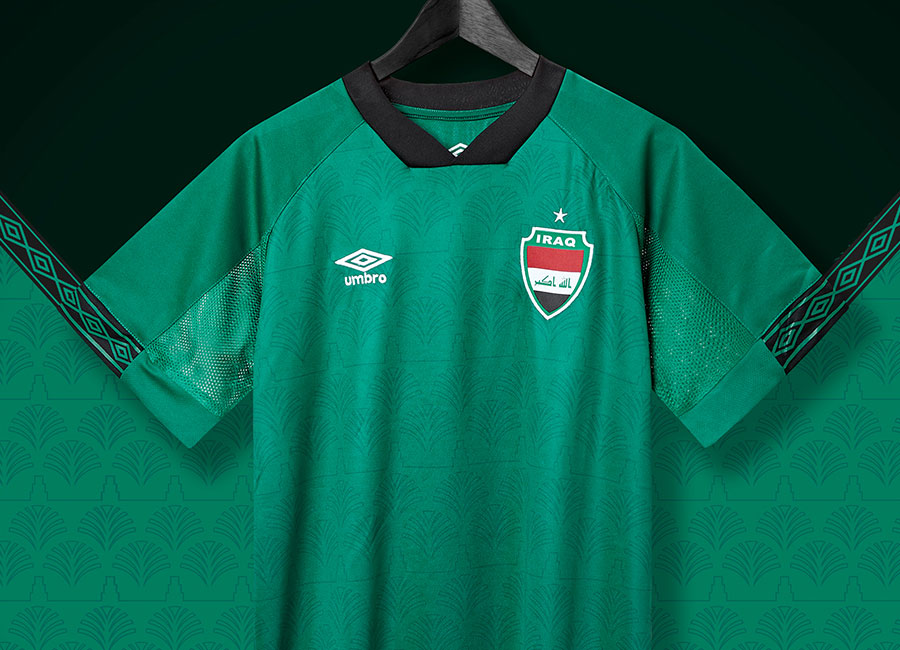 Iraq 2020-22 Umbro Home Shirt #Iraq #umbro