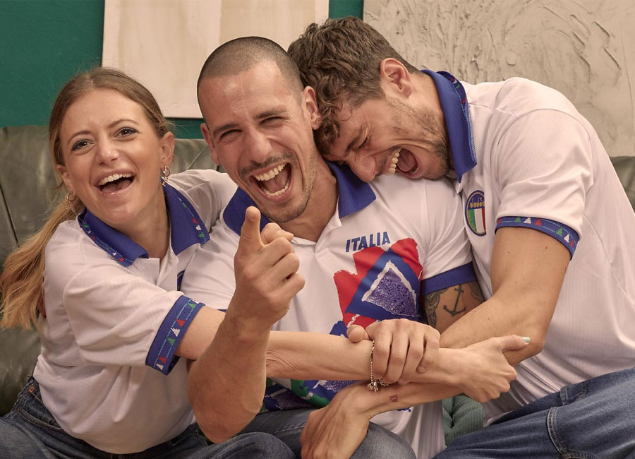 Italy Diadora USA 94 Polo Shirt #azzurri #italia #IeriOggiDiadora #diadora