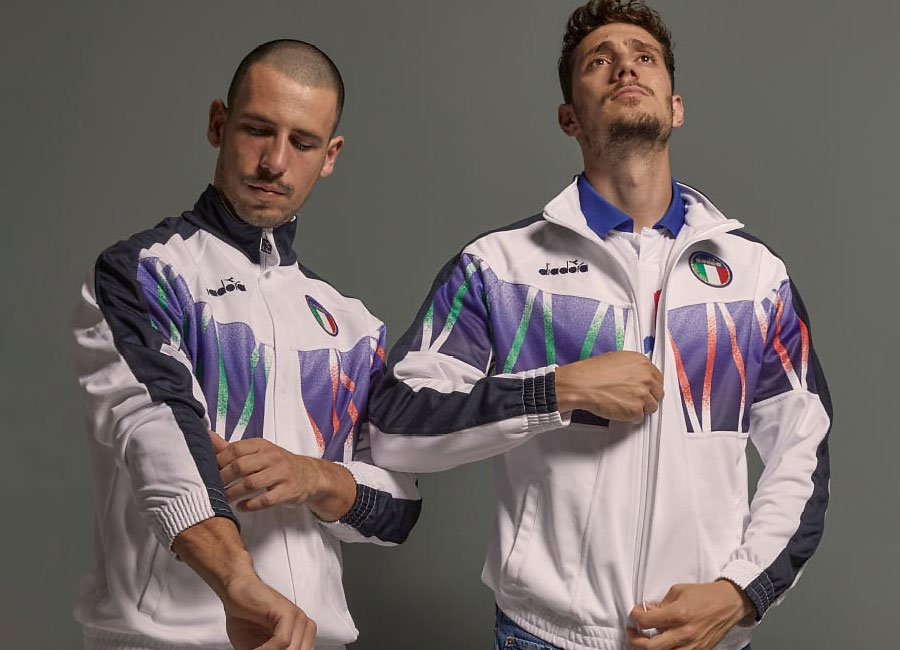 Italy Diadora USA 94 Track Jacket #azzurri #italia #baggio #IeriOggiDiadora #diadora