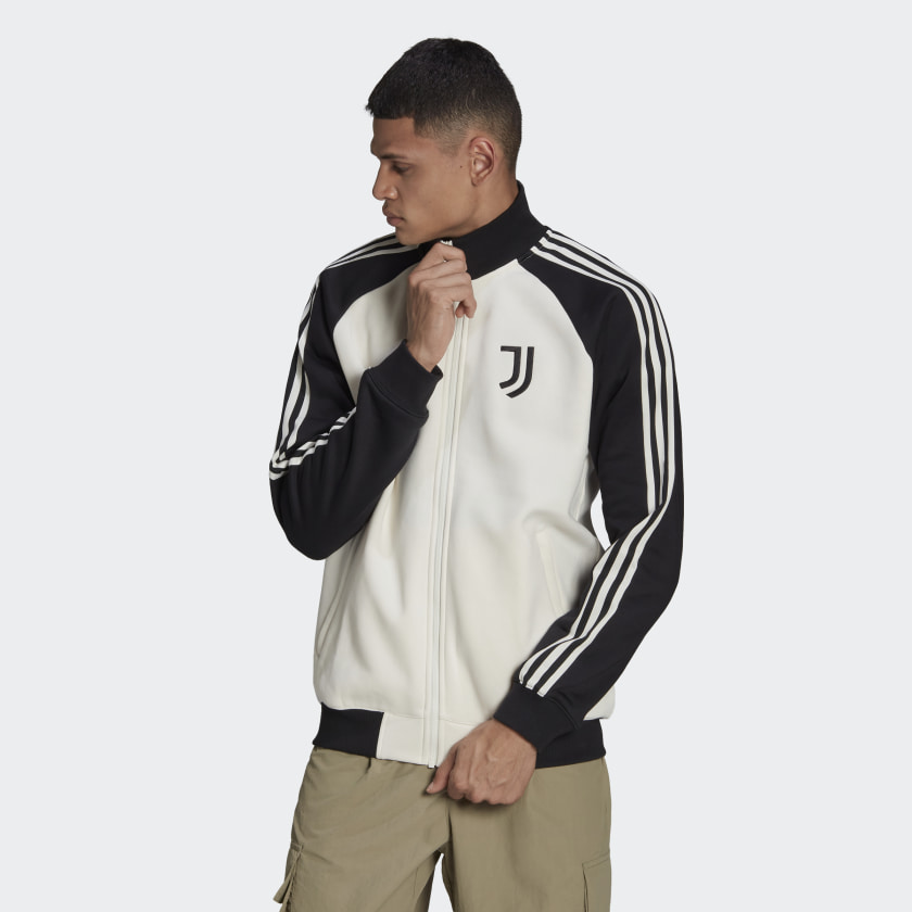 Juventus Tiro 21 Anthem Jacket - Chalk White / Black