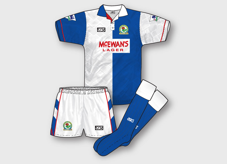 KITVOTE: Blackburn Rovers 1992-93 Home Kit #BlackburnRovers #kitdesign #rovers