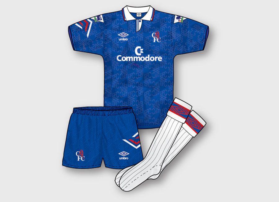 KITVOTE: Chelsea 1992-93 Home Kit #kitdesign #chelseafc #cfc #chelsea