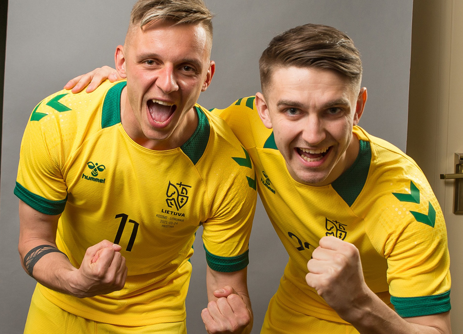 Lithuania 2021-22 Hummel Home Shirt #sharethegame
