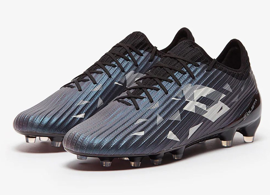 Lotto Solista 200 IV FG - Black / Asphalt / Vapor Gray #footballboots #lottofootball