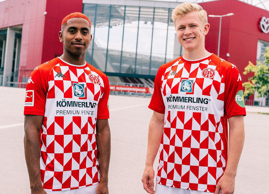 Mainz 05 2021-22 Kappa Home Shirt #mainz05 #05stERreich #kappasport #FSVMainz05