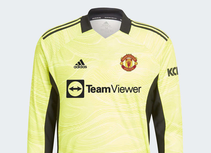 Manchester United 21/22 Home Goalkeeper Jersey - Team Solar Yellow / Acid Yellow