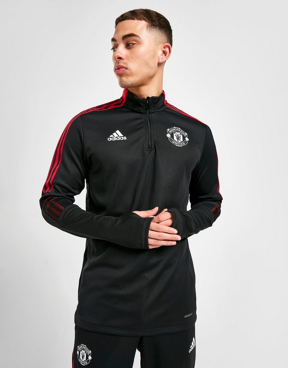 Manchester United 21/22 Training Top - Black / Real red