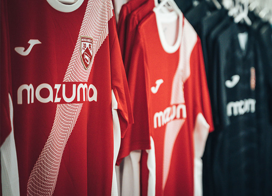Morecambe FC 2021-22 Home and Away Shirts #MorecambeFC #Morecambe