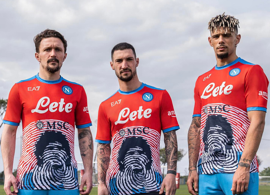 Napoli 21/22 EA7 Special Edition Kit #SSCNapoli #Napoli #ForzaNapoliSempre