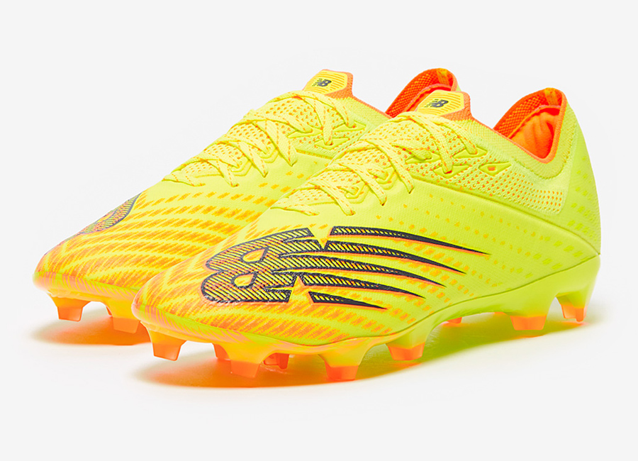New Balance Furon V6+ Pro FG - Bleached Lime Glo / Citrus Punch #nbfootball #footballboots