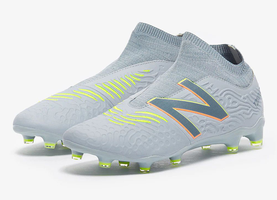 New Balance Tekela V3 Pro Leather FG - Light Cyclone / Bleached Lime Glo / Citrus punch #nbfootball #footballboots