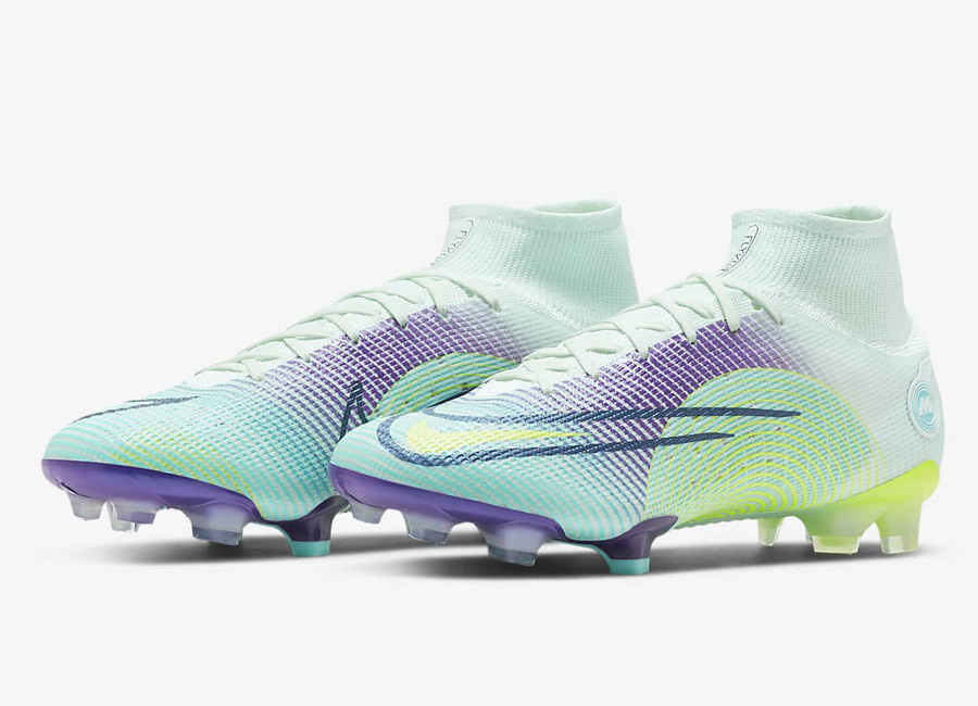 Nike Mercurial Dream Speed Superfly 8 Elite FG - Barely Green / Electric Purple / Aurora Green / Volt #CristianoRonaldo #footballboots #nikefootball #nike