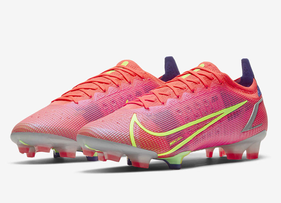 Nike Mercurial Vapor 14 Elite FG Spectrum - Bright Crimson / Indigo Burst / White / Metallic Silver #footballboots #nikefootball