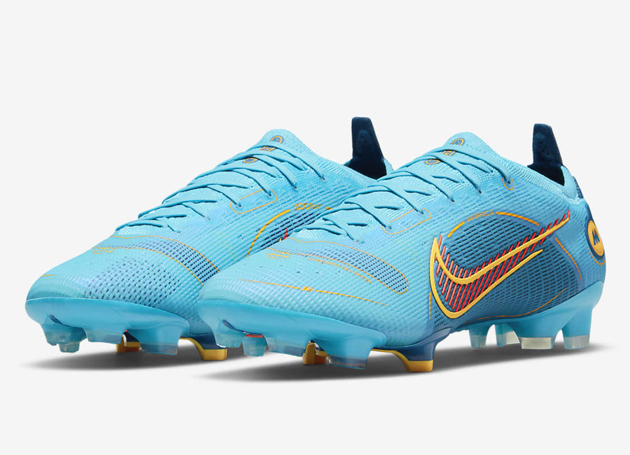 Nike Mercurial Vapor 14 Elite FG Blueprint - Chlorine Blue / Marina / Laser Orange #footballboots #nikefootball