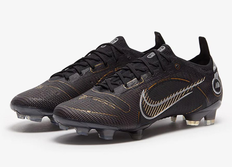 Nike Mercurial Vapor XIV Elite FG Shadow - Black / Metallic Gold / Metallic Silver #footballboots #nikefootball