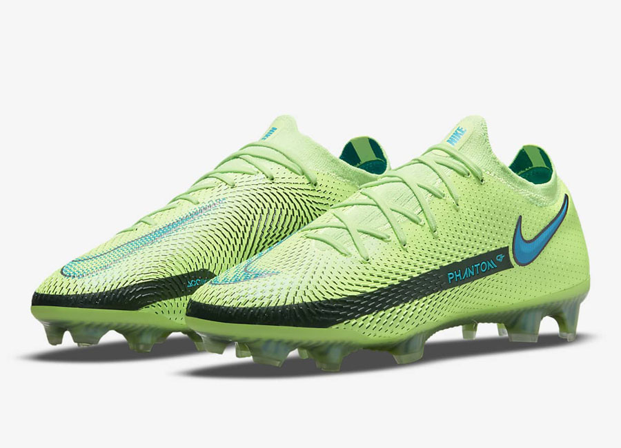 Nike Phantom GT Elite FG Impulse - Lime Glow / Aquamarine #footballboots #nikefootball